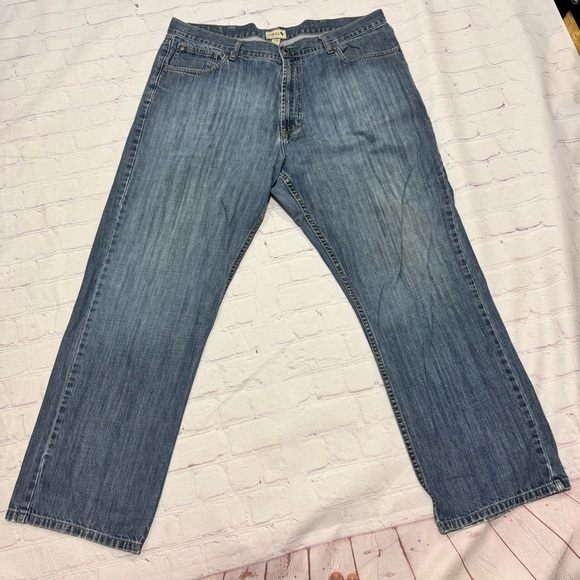 Tommy Hilfiger Jeans Crest Mens denim Loose Straight pants 40x32 Vintage 90s Y2K - Picture 11 of 12